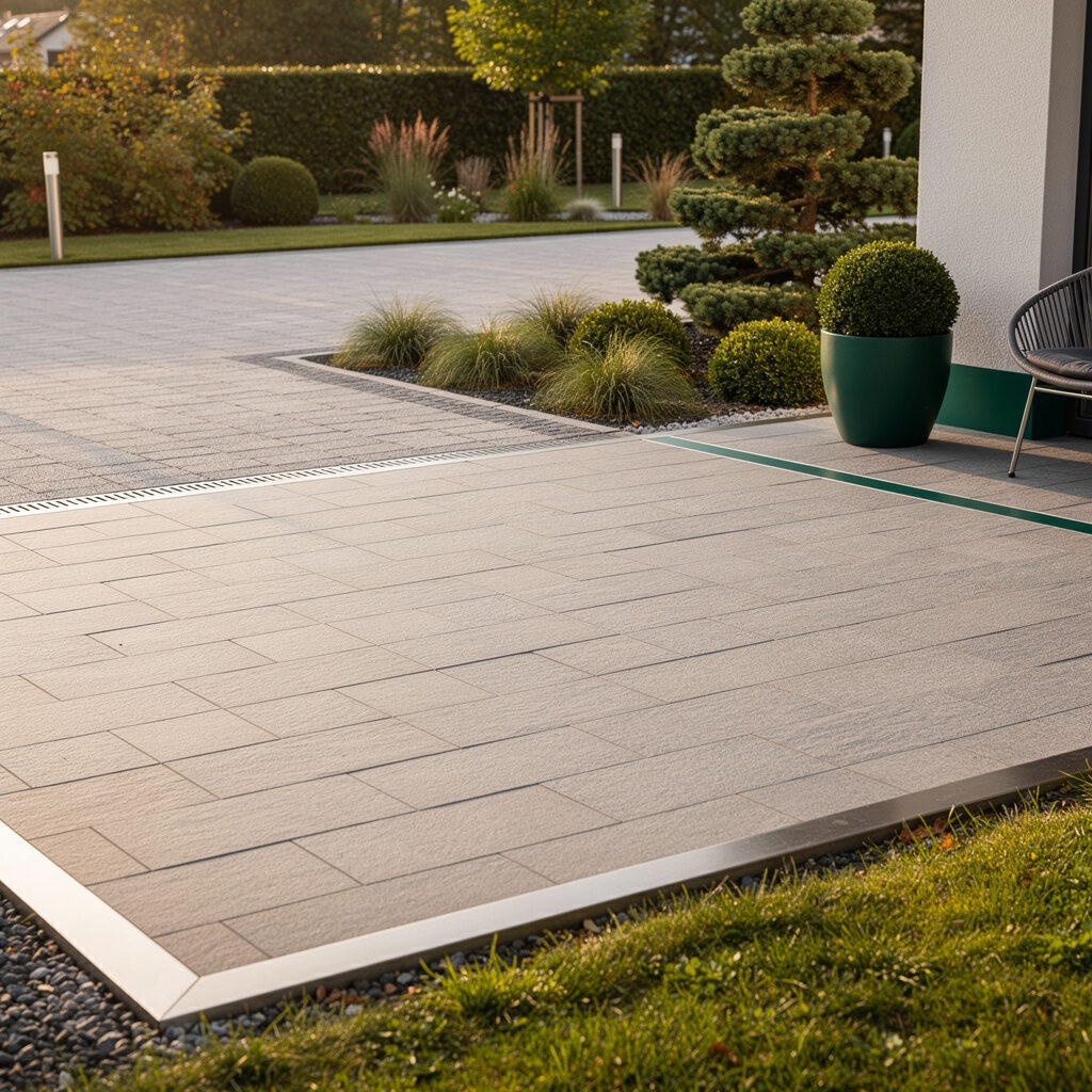 Pflasterarbeiten Terrasse & Einfahrt – Galabau De Wit